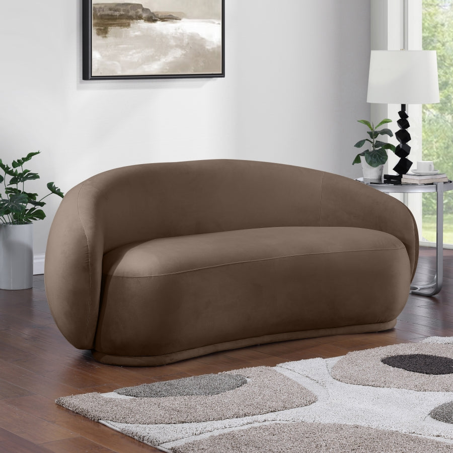 Emery 77" Velvet Upholstered Loveseat