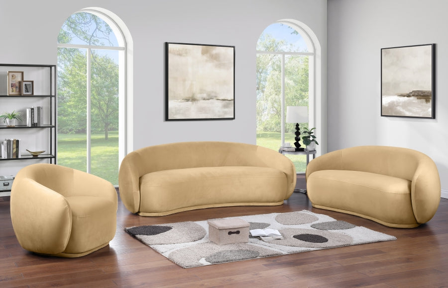 Emery 77" Velvet Upholstered Loveseat