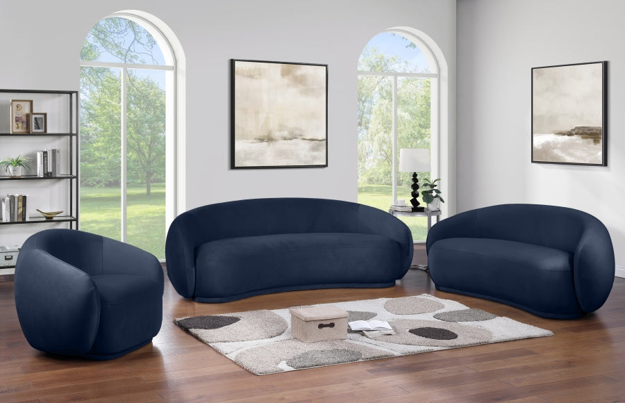 Emery 77" Velvet Upholstered Loveseat