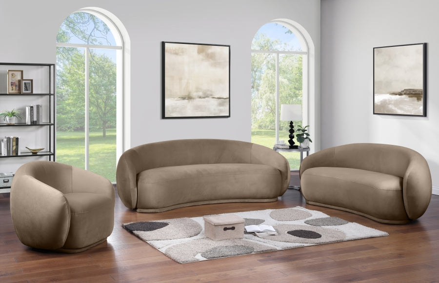 Emery 77" Velvet Upholstered Loveseat