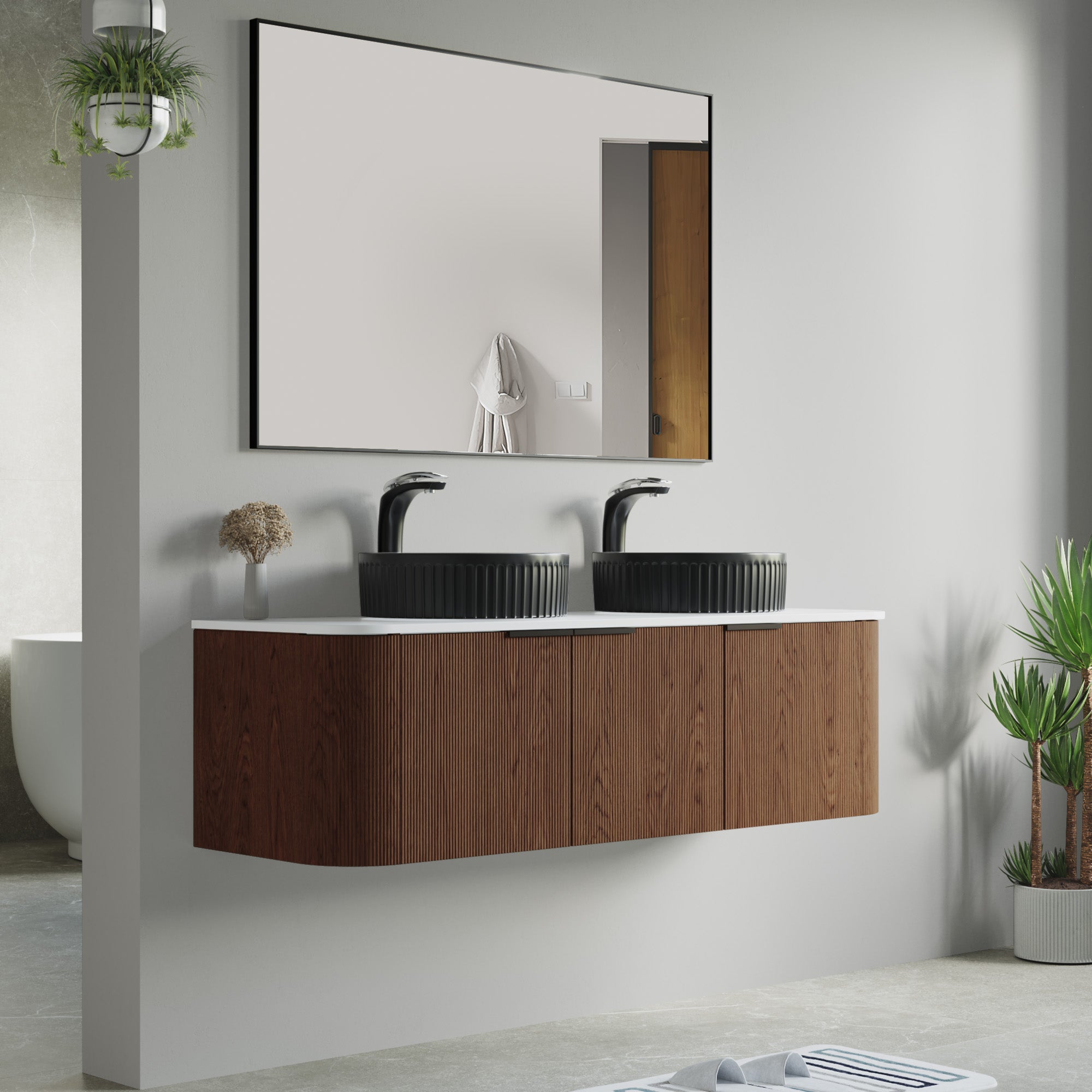 032 Series - 60 Inch Vanity - Cabinet Combination - Double Sinks