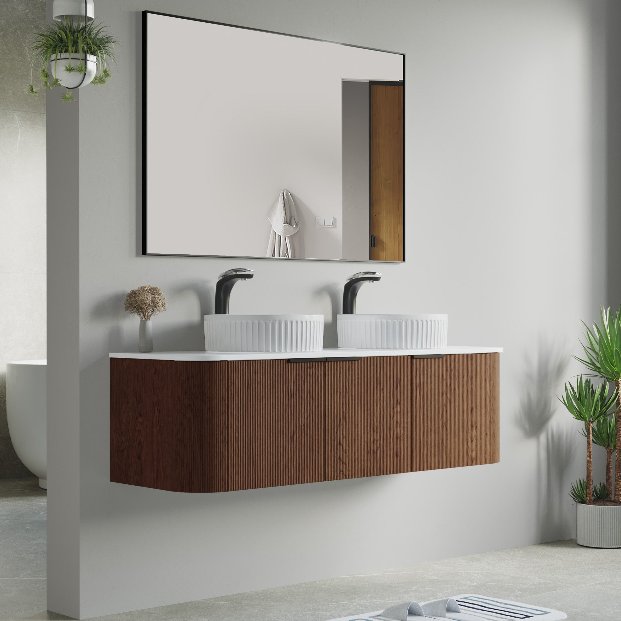 032 Series - 60 Inch Vanity - Cabinet Combination - Double Sinks