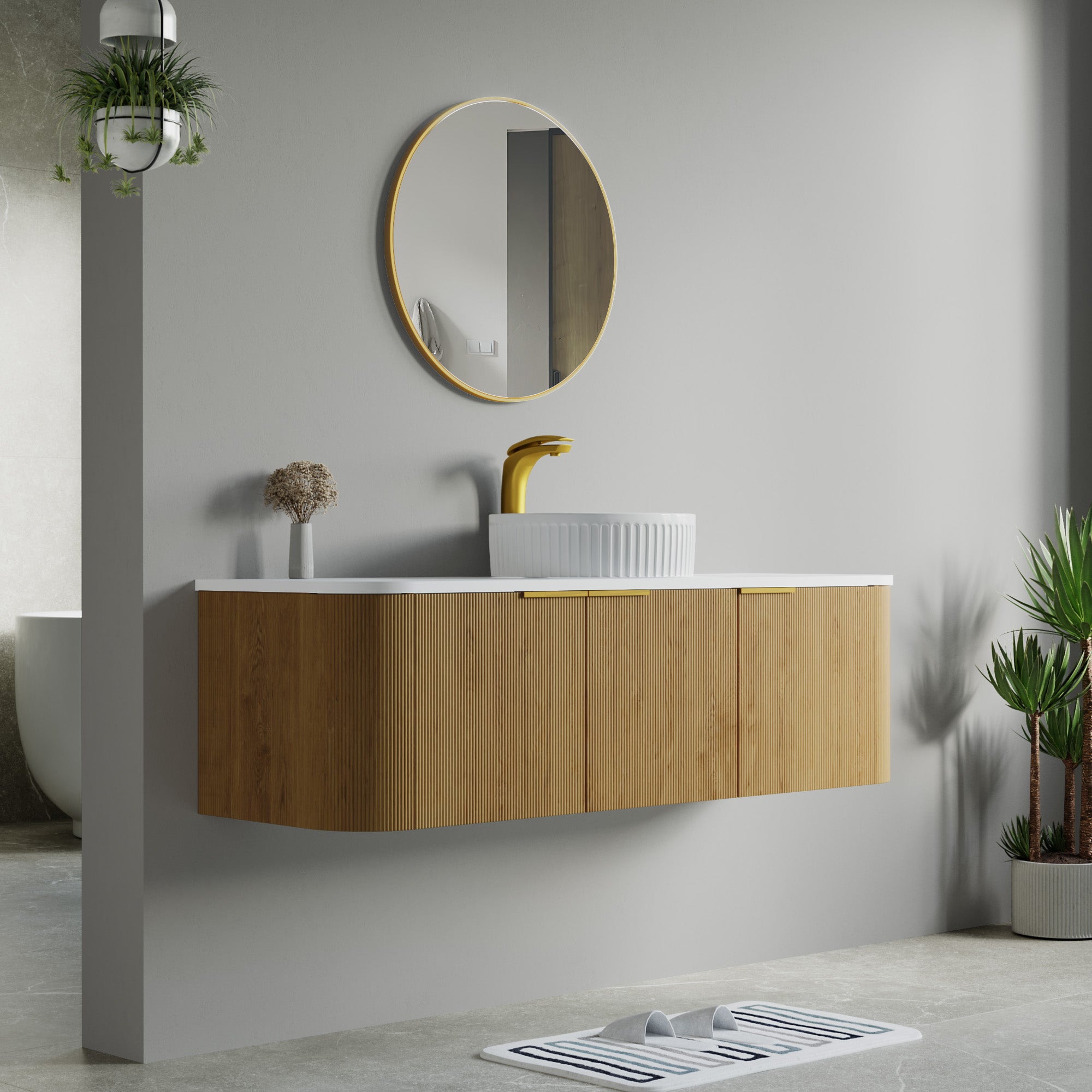 032 Series - 60 Inch Vanity - Cabinet Combination - Single Sink