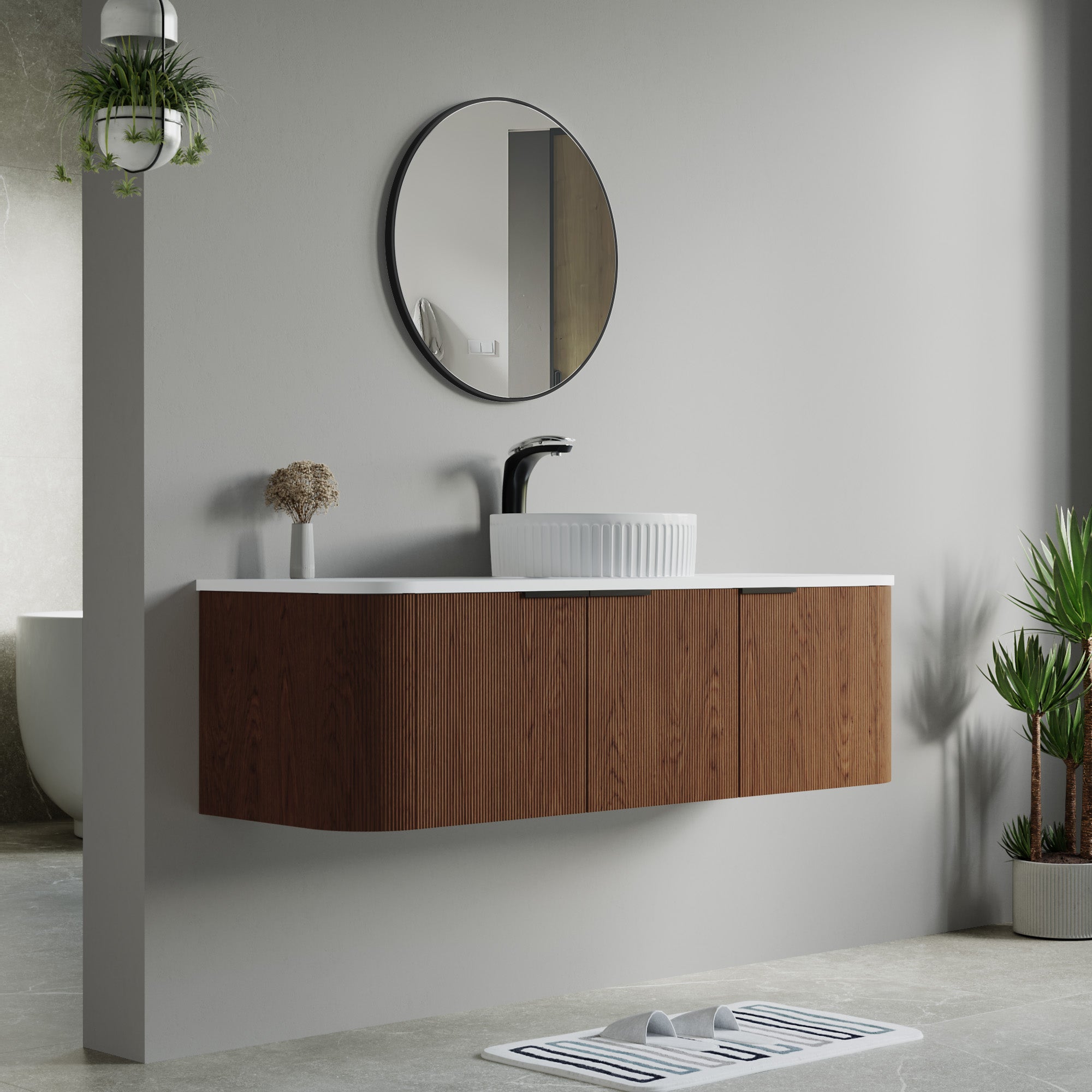 032 Series - 60 Inch Vanity - Cabinet Combination - Single Sink