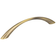 Hardware Resources 128 mm Brushed Antique Brass Arched Kingsport Cabinet Pull