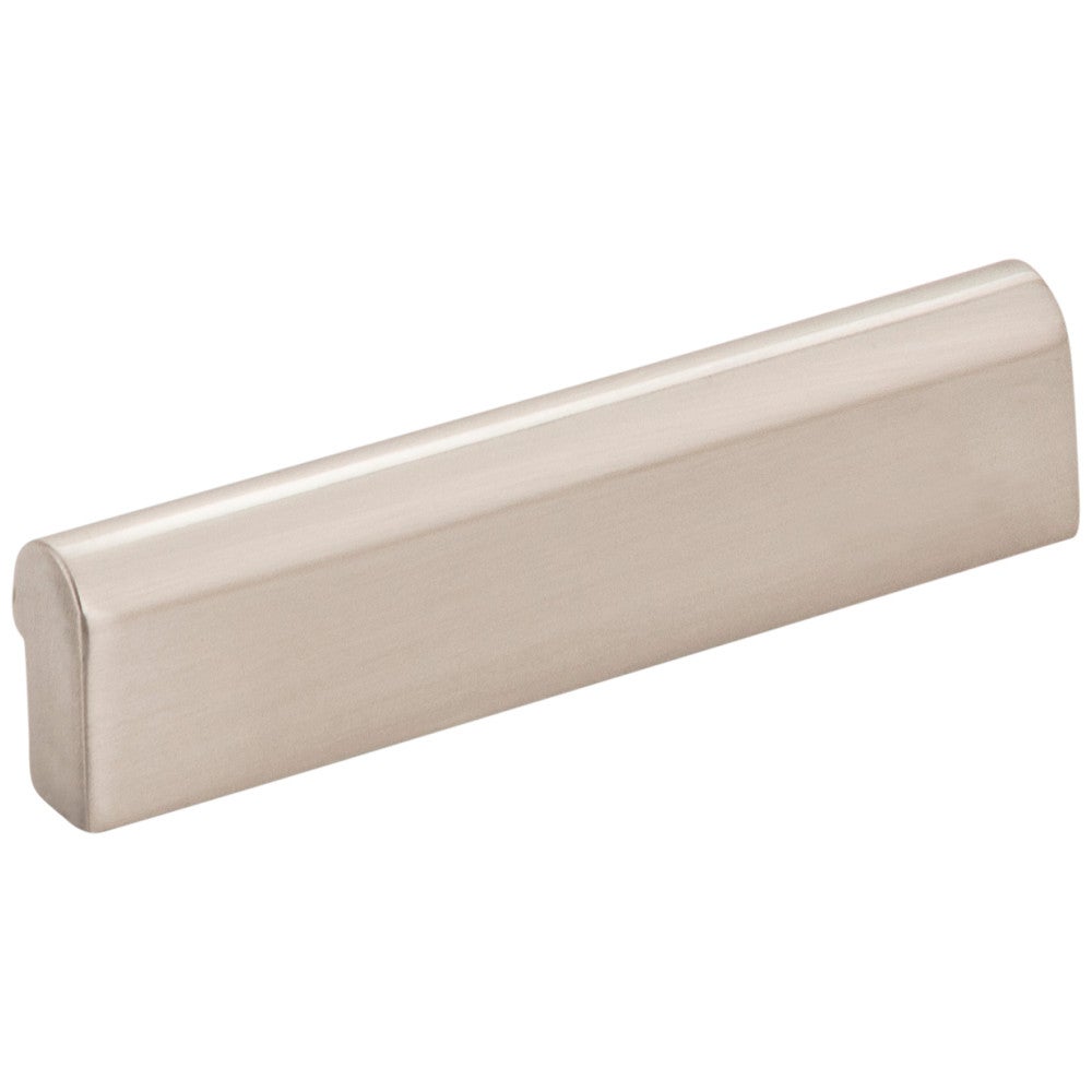 Hardware Resources 3" Center-to-Center Satin Nickel Capri Cabinet Tab Pull