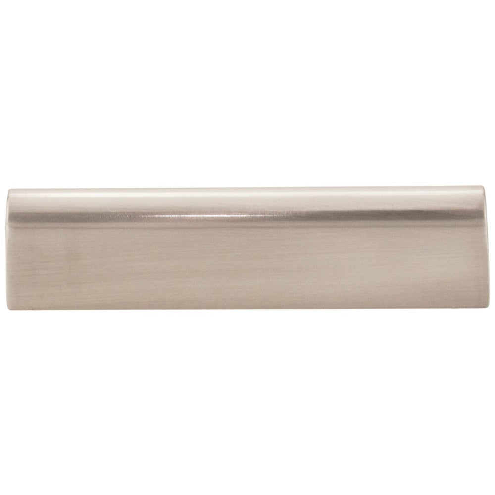 Hardware Resources 3" Center-to-Center Satin Nickel Capri Cabinet Tab Pull