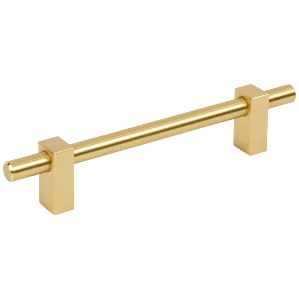 Hardware Resources 96 mm Center-to-Center Satin Nickel Larkin Cabinet Bar Pull