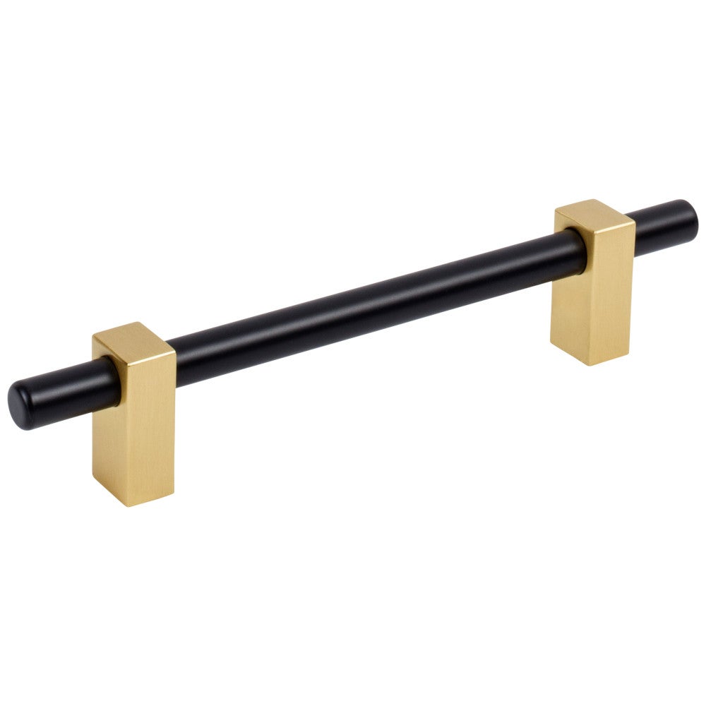 Hardware Resources 96 mm Center-to-Center Satin Nickel Larkin Cabinet Bar Pull