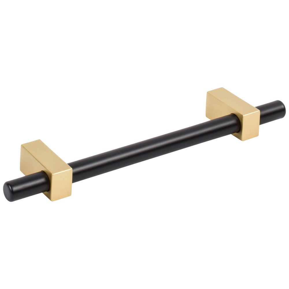 Hardware Resources 96 mm Center-to-Center Satin Nickel Larkin Cabinet Bar Pull