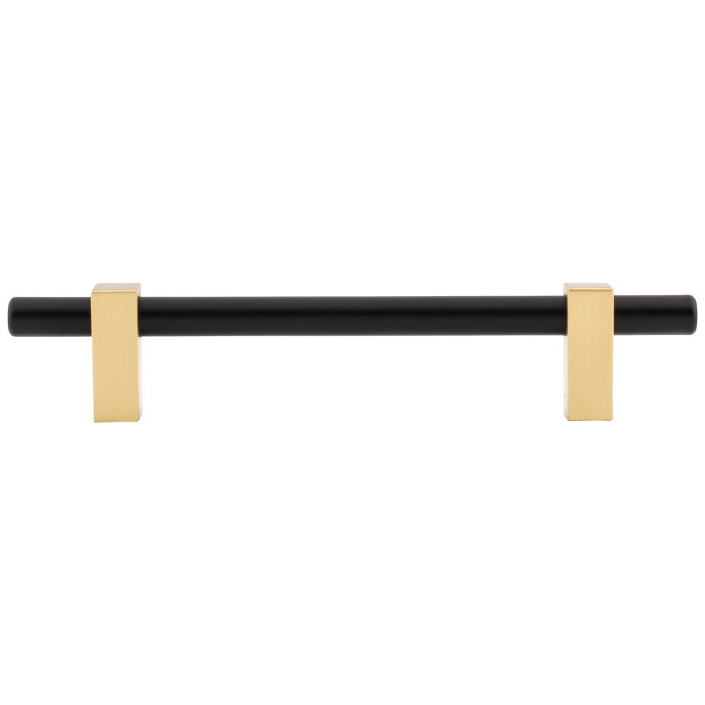 Hardware Resources 96 mm Center-to-Center Satin Nickel Larkin Cabinet Bar Pull