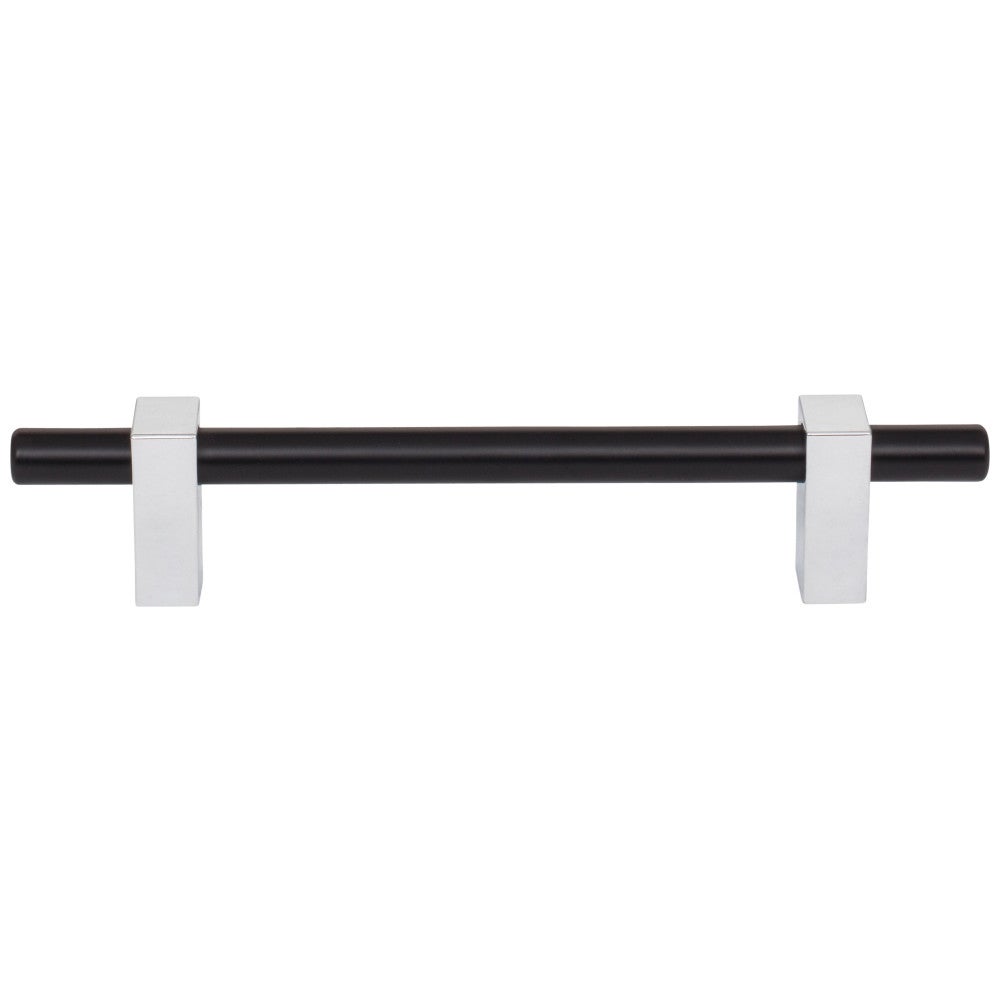 Hardware Resources 96 mm Center-to-Center Satin Nickel Larkin Cabinet Bar Pull