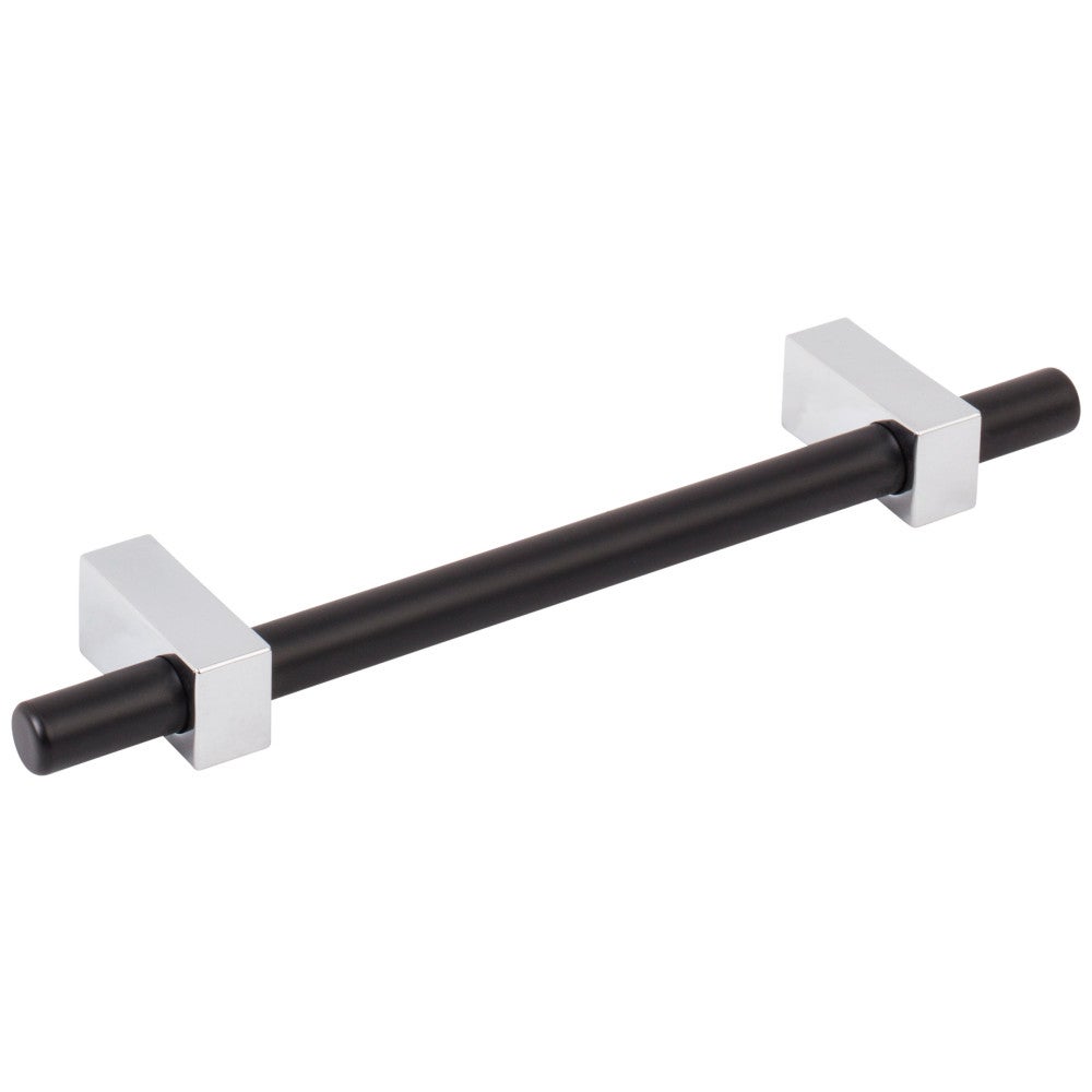 Hardware Resources 96 mm Center-to-Center Satin Nickel Larkin Cabinet Bar Pull