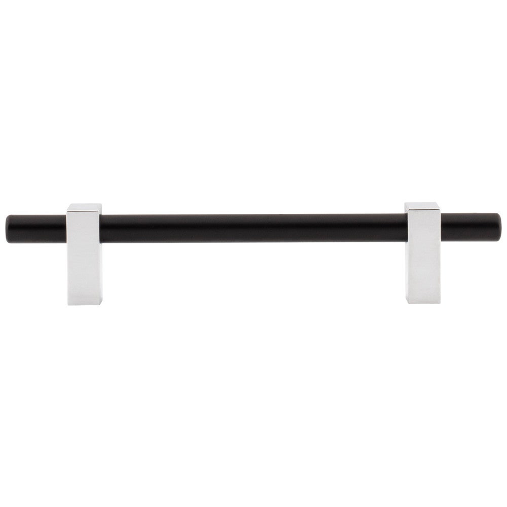 Hardware Resources 96 mm Center-to-Center Satin Nickel Larkin Cabinet Bar Pull