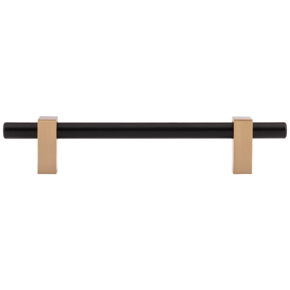 Hardware Resources 96 mm Center-to-Center Satin Nickel Larkin Cabinet Bar Pull