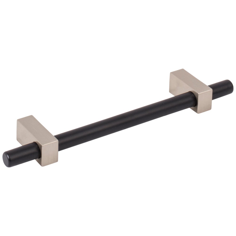 Hardware Resources 96 mm Center-to-Center Satin Nickel Larkin Cabinet Bar Pull