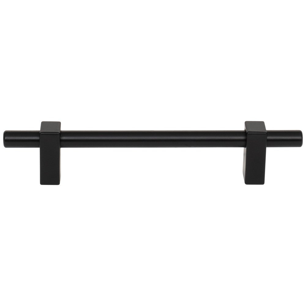 Hardware Resources 96 mm Center-to-Center Satin Nickel Larkin Cabinet Bar Pull