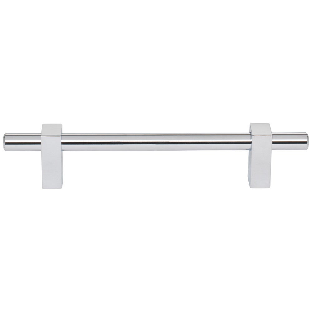 Hardware Resources 96 mm Center-to-Center Satin Nickel Larkin Cabinet Bar Pull