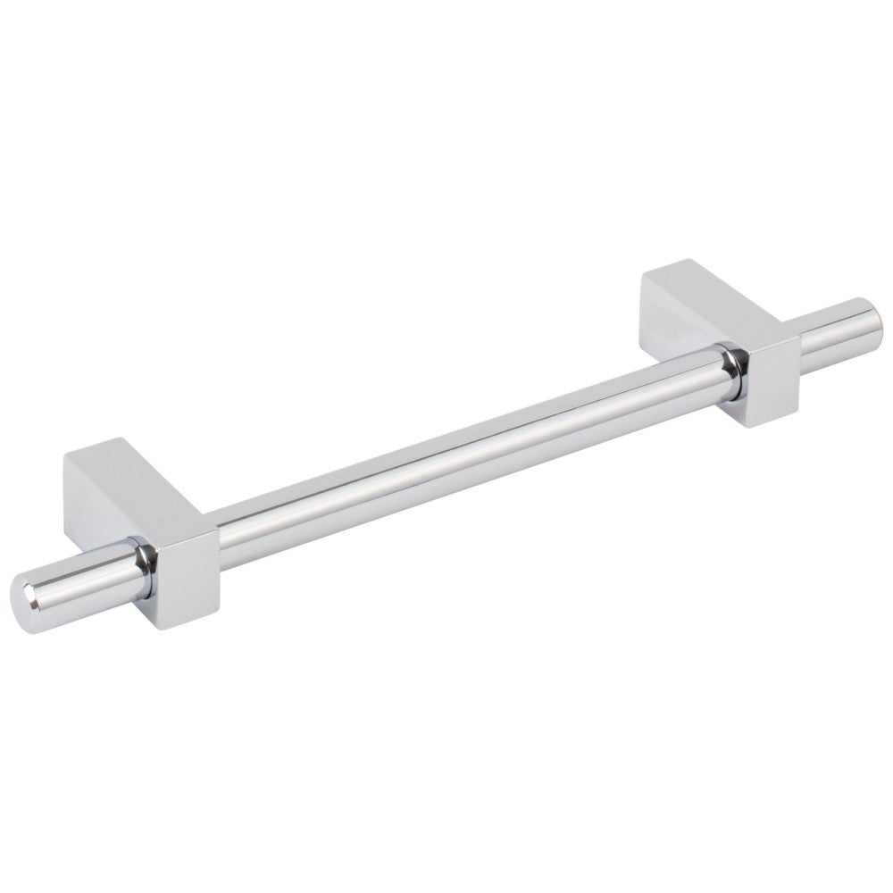 Hardware Resources 96 mm Center-to-Center Satin Nickel Larkin Cabinet Bar Pull