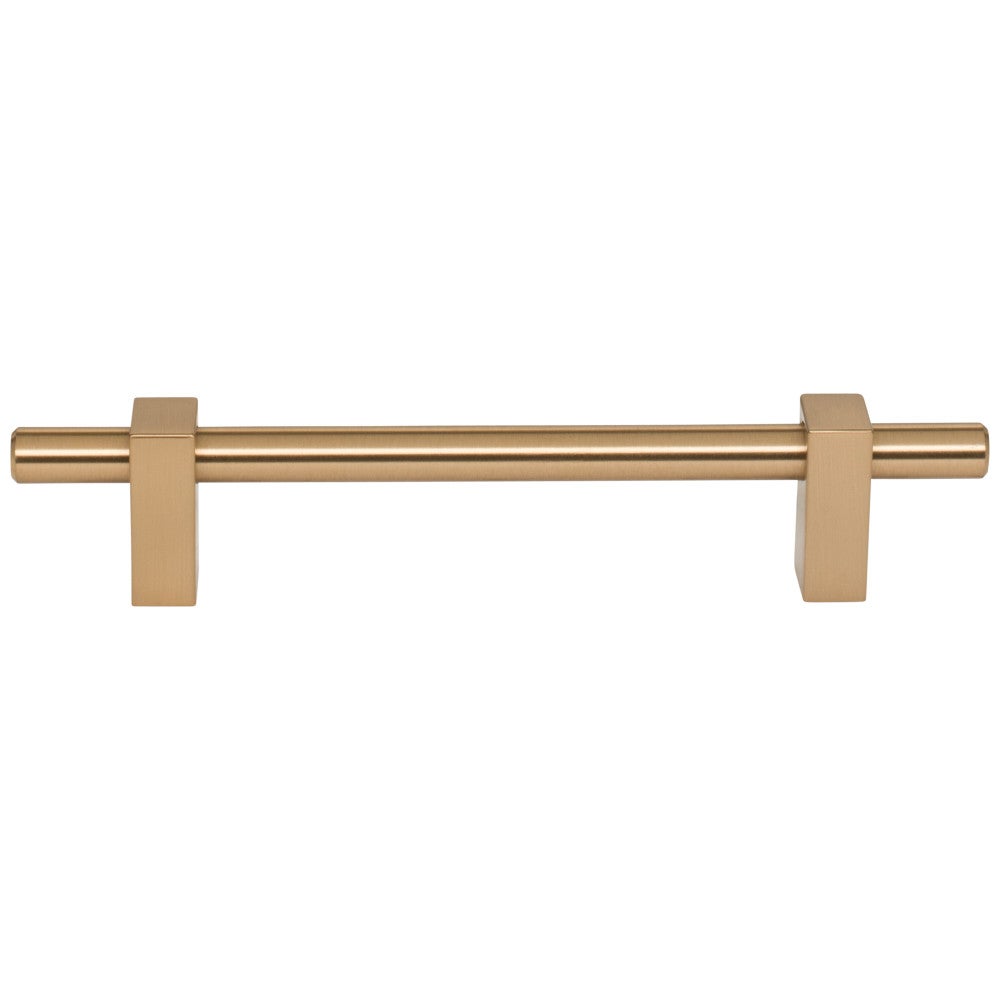 Hardware Resources 96 mm Center-to-Center Satin Nickel Larkin Cabinet Bar Pull