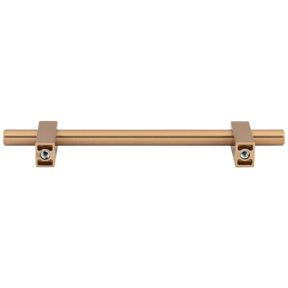 Hardware Resources 96 mm Center-to-Center Satin Nickel Larkin Cabinet Bar Pull