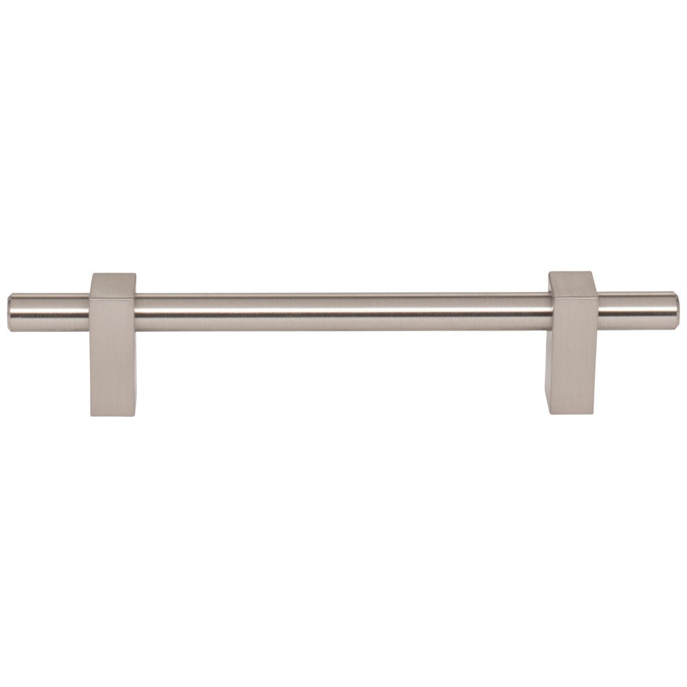 Hardware Resources 96 mm Center-to-Center Satin Nickel Larkin Cabinet Bar Pull