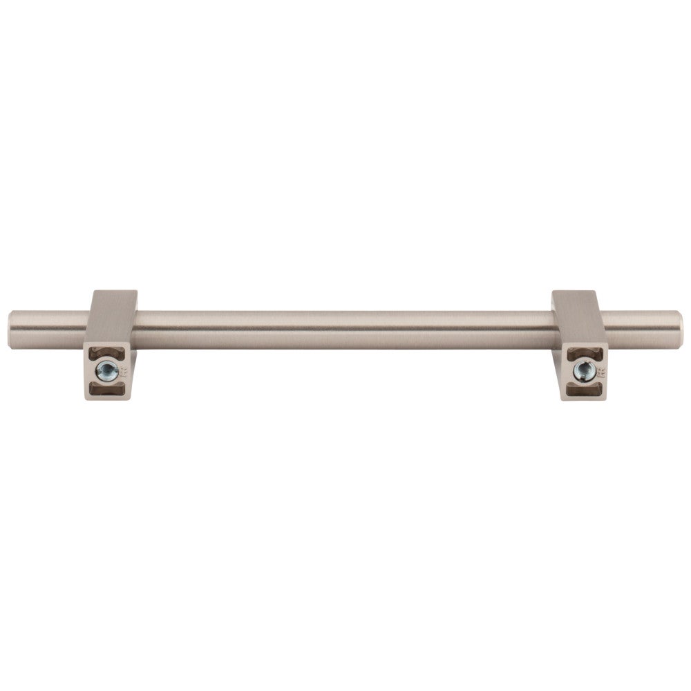 Hardware Resources 96 mm Center-to-Center Satin Nickel Larkin Cabinet Bar Pull