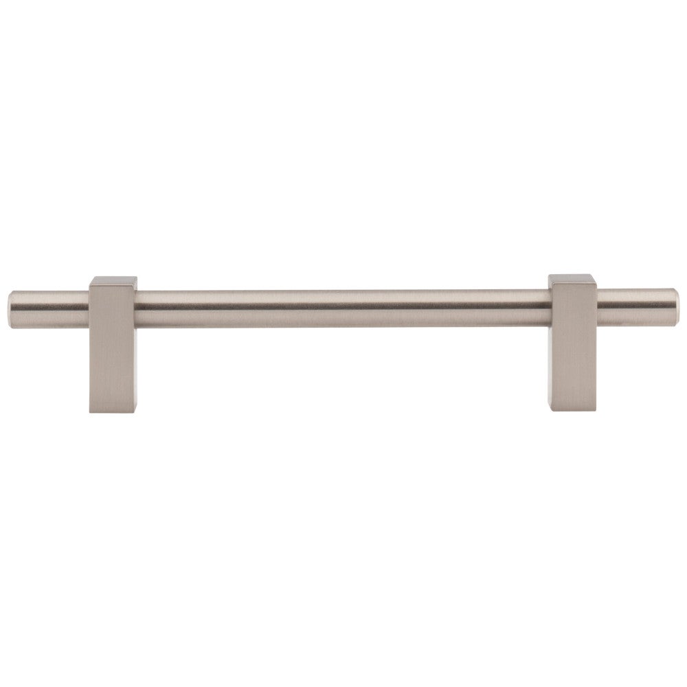 Hardware Resources 96 mm Center-to-Center Satin Nickel Larkin Cabinet Bar Pull