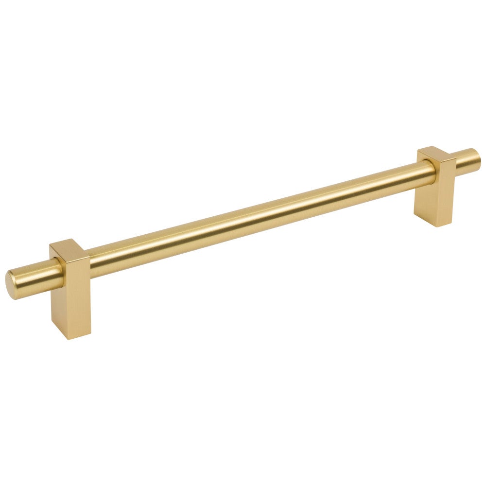 Hardware Resources 96 mm Center-to-Center Satin Nickel Larkin Cabinet Bar Pull