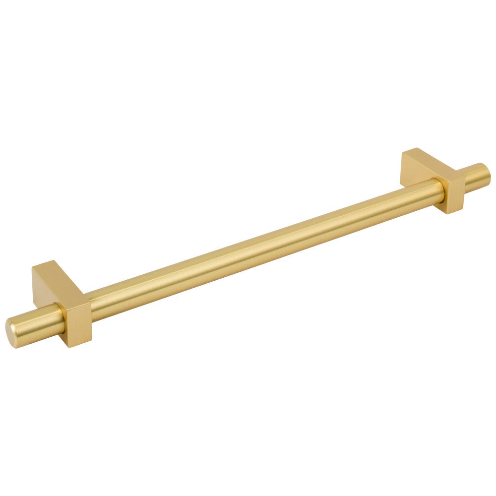 Hardware Resources 96 mm Center-to-Center Satin Nickel Larkin Cabinet Bar Pull