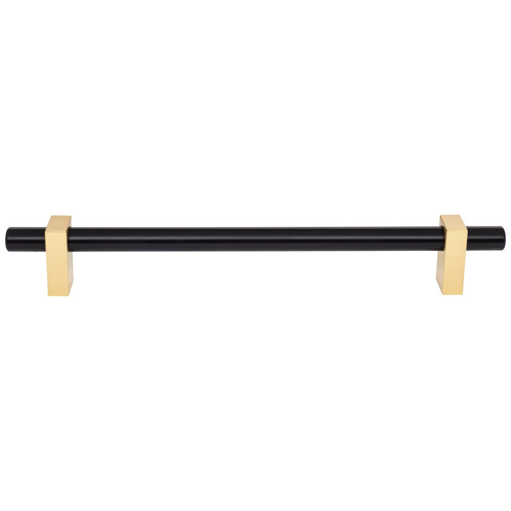 Hardware Resources 96 mm Center-to-Center Satin Nickel Larkin Cabinet Bar Pull