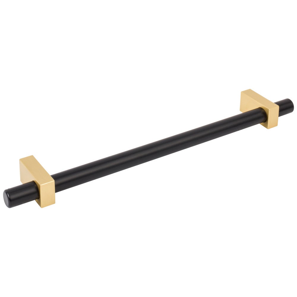 Hardware Resources 96 mm Center-to-Center Satin Nickel Larkin Cabinet Bar Pull