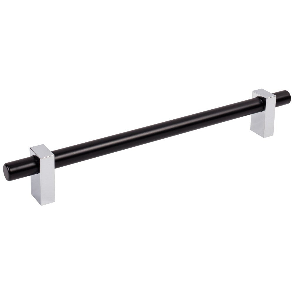 Hardware Resources 96 mm Center-to-Center Satin Nickel Larkin Cabinet Bar Pull