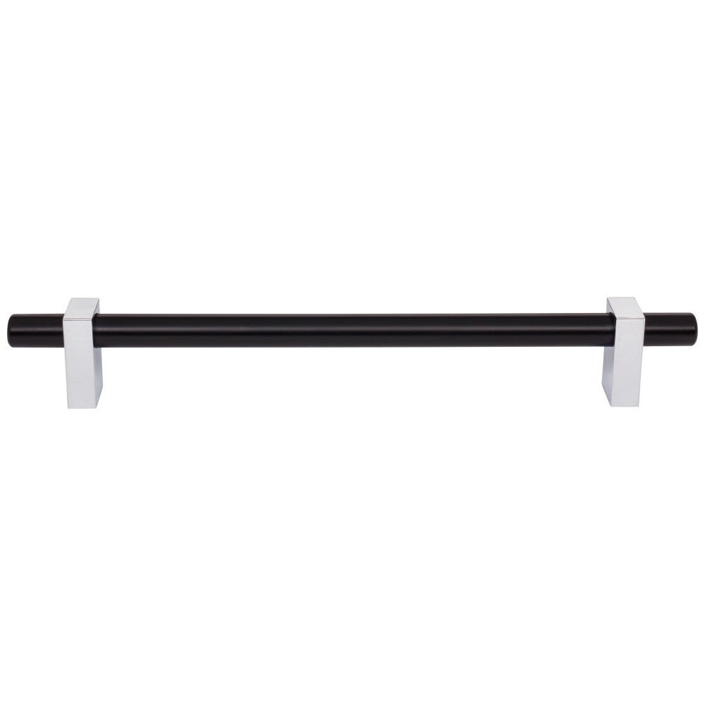 Hardware Resources 96 mm Center-to-Center Satin Nickel Larkin Cabinet Bar Pull