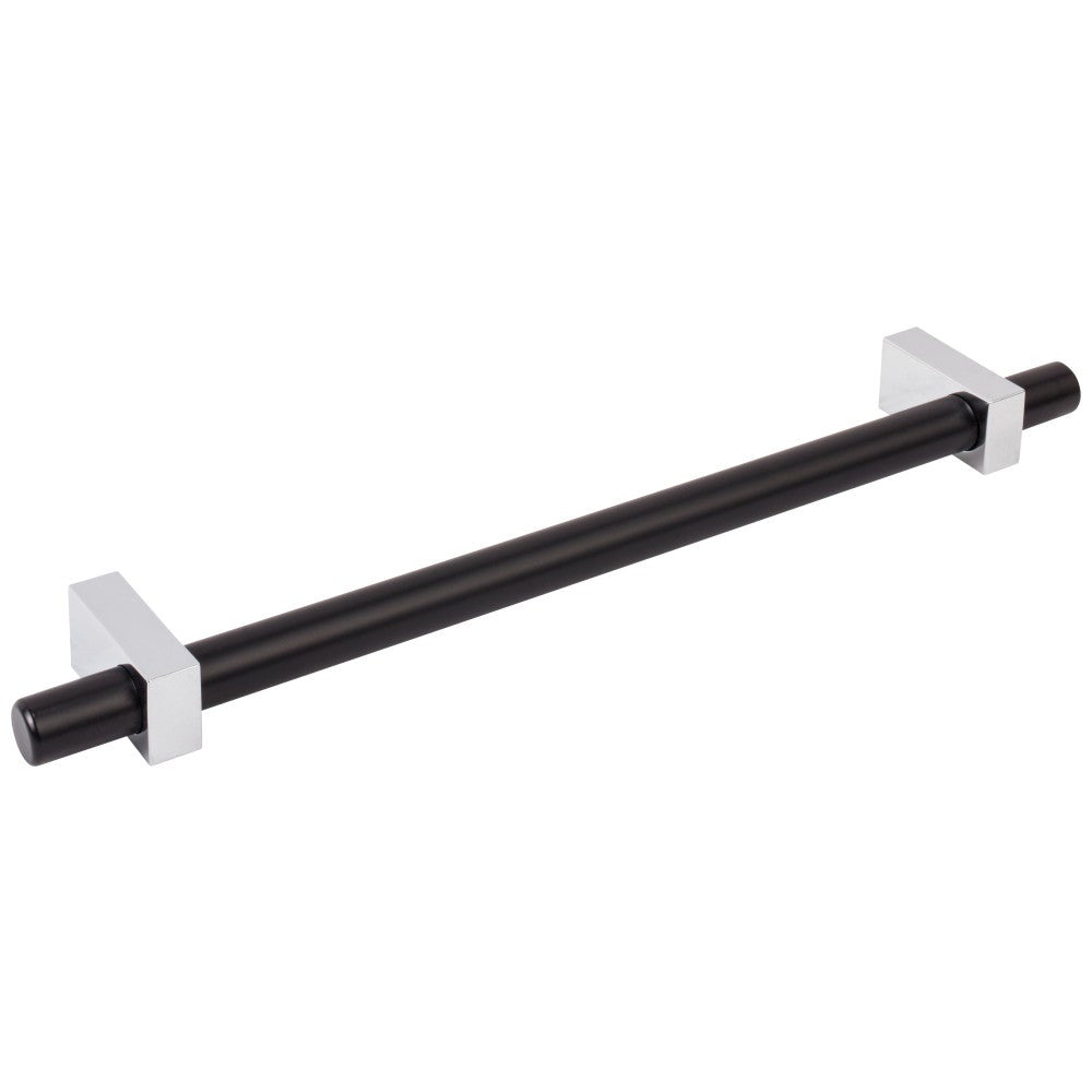 Hardware Resources 96 mm Center-to-Center Satin Nickel Larkin Cabinet Bar Pull