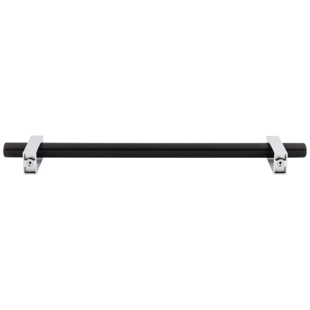 Hardware Resources 96 mm Center-to-Center Satin Nickel Larkin Cabinet Bar Pull