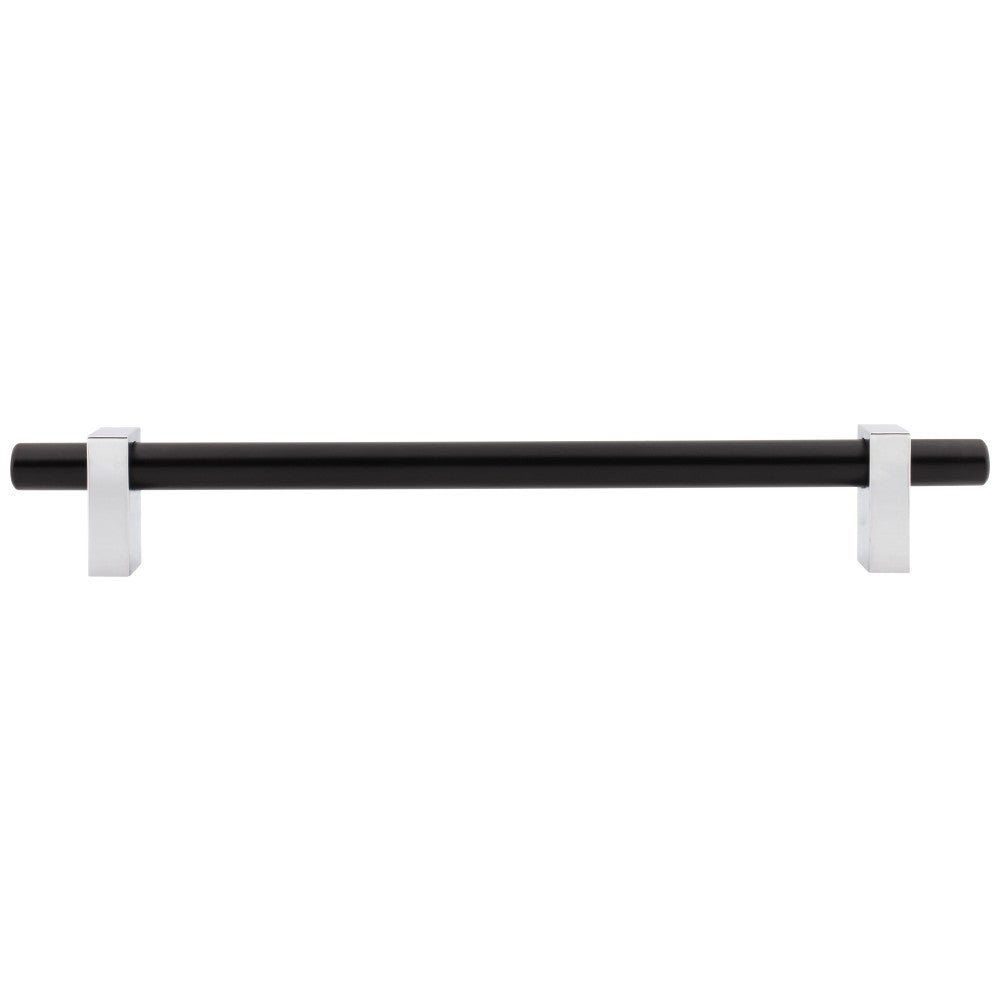 Hardware Resources 96 mm Center-to-Center Satin Nickel Larkin Cabinet Bar Pull
