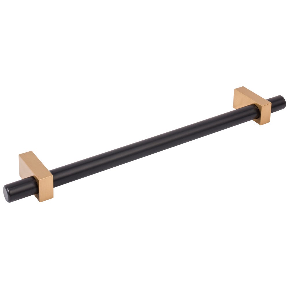 Hardware Resources 96 mm Center-to-Center Satin Nickel Larkin Cabinet Bar Pull