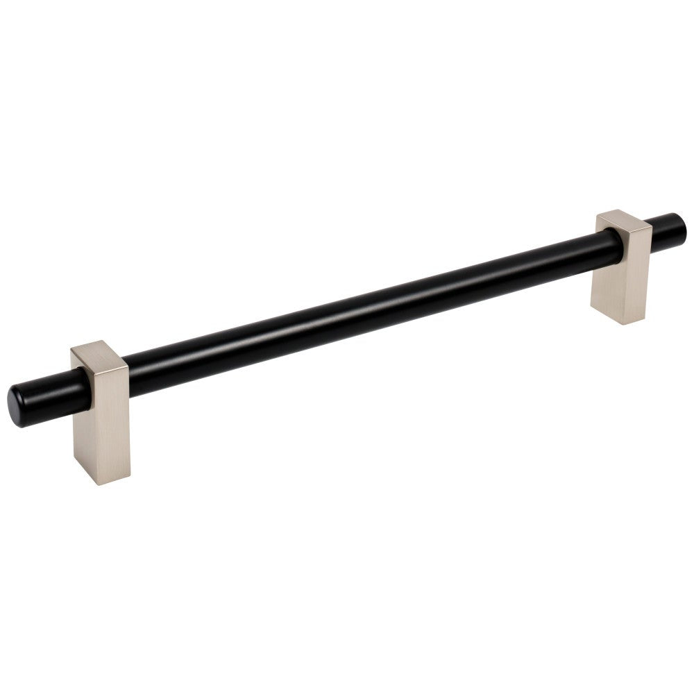 Hardware Resources 96 mm Center-to-Center Satin Nickel Larkin Cabinet Bar Pull