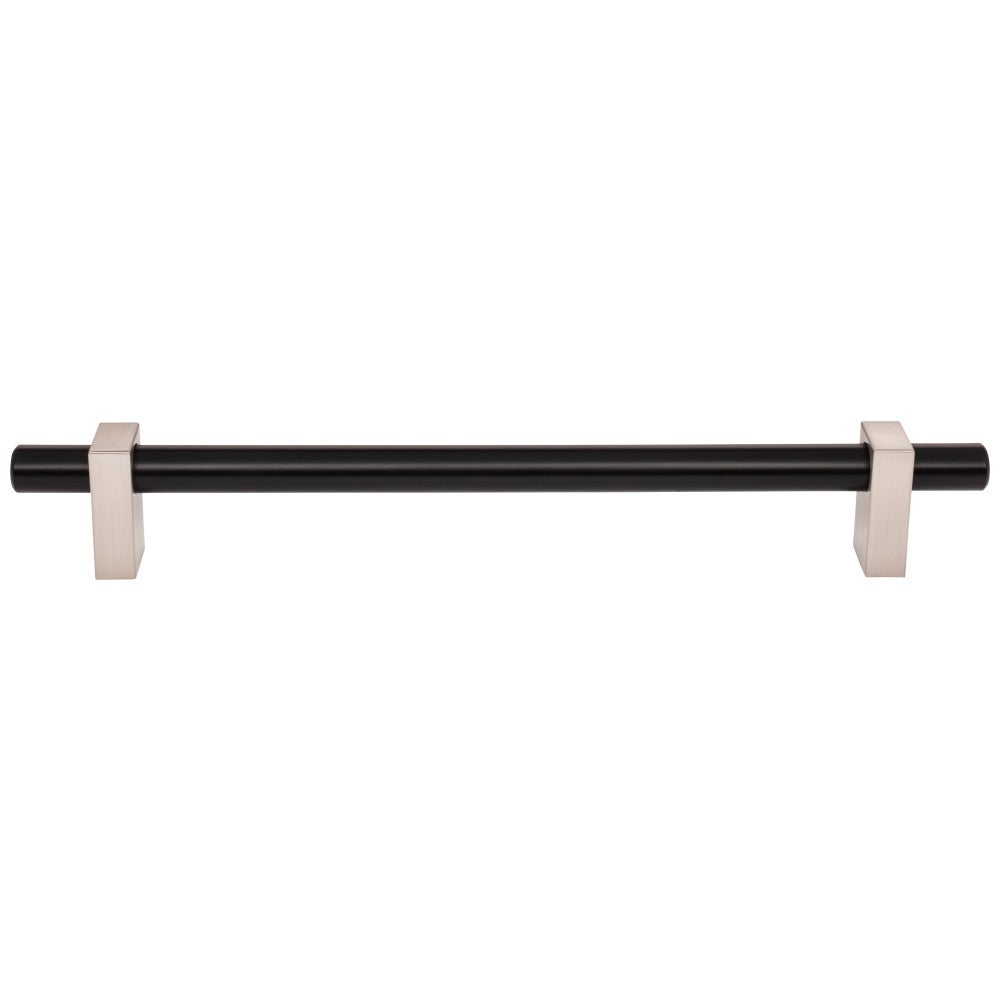 Hardware Resources 96 mm Center-to-Center Satin Nickel Larkin Cabinet Bar Pull