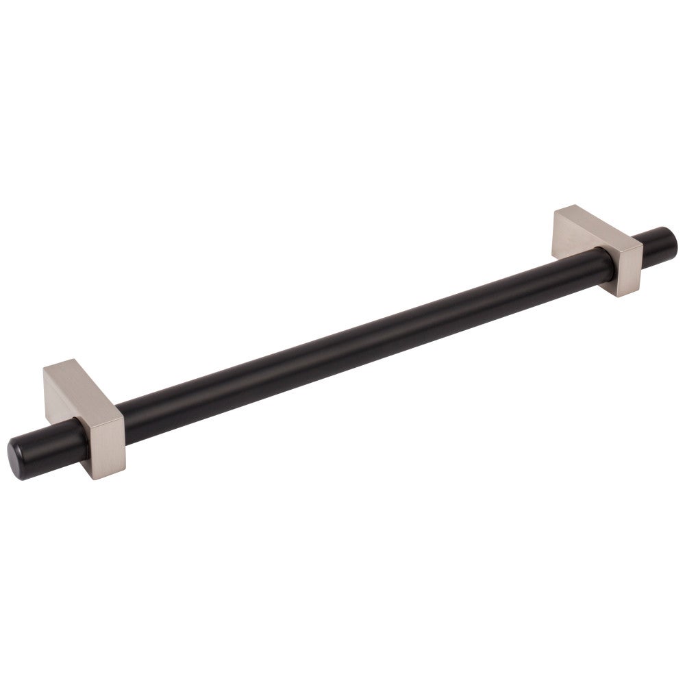 Hardware Resources 96 mm Center-to-Center Satin Nickel Larkin Cabinet Bar Pull