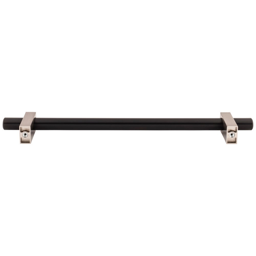 Hardware Resources 96 mm Center-to-Center Satin Nickel Larkin Cabinet Bar Pull