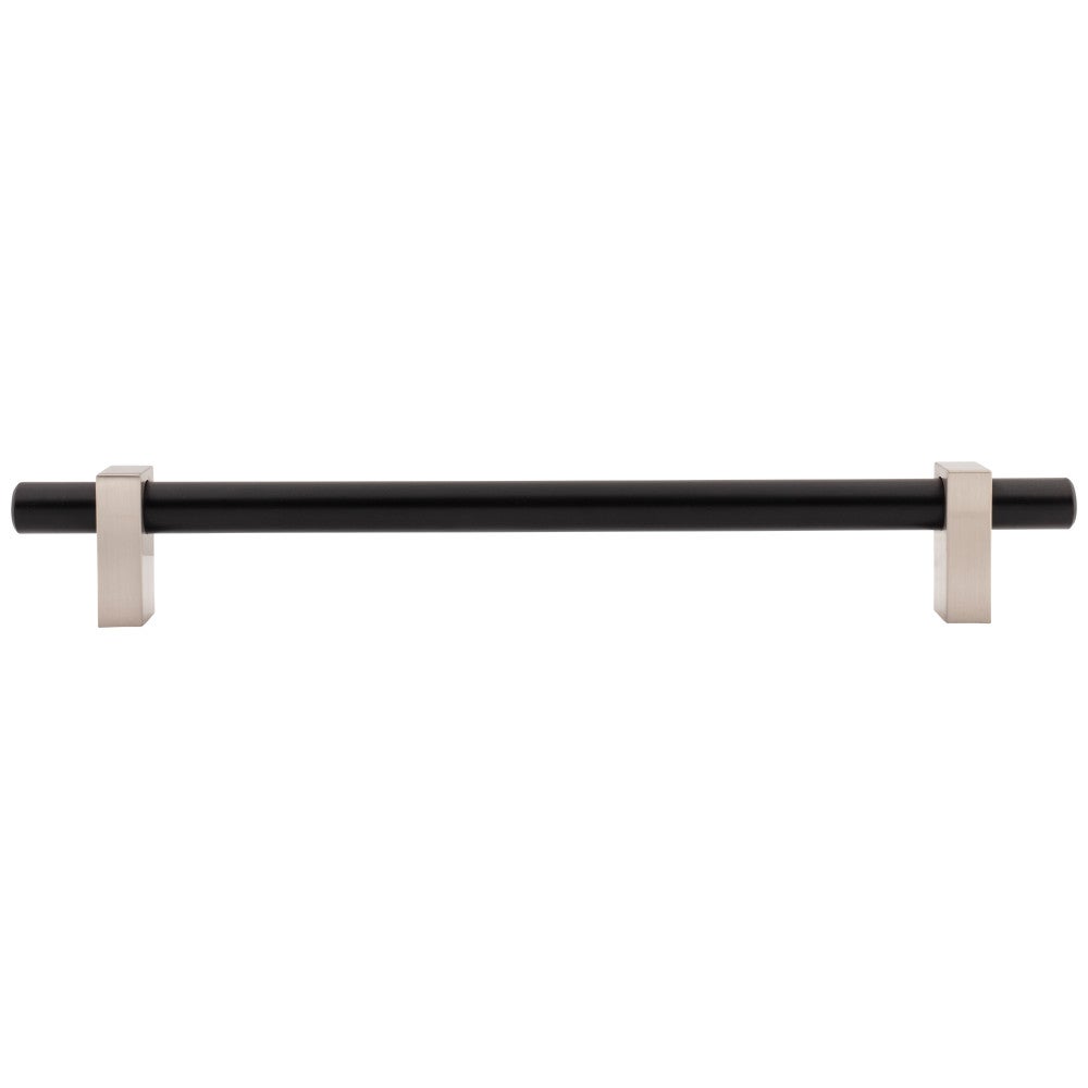 Hardware Resources 96 mm Center-to-Center Satin Nickel Larkin Cabinet Bar Pull