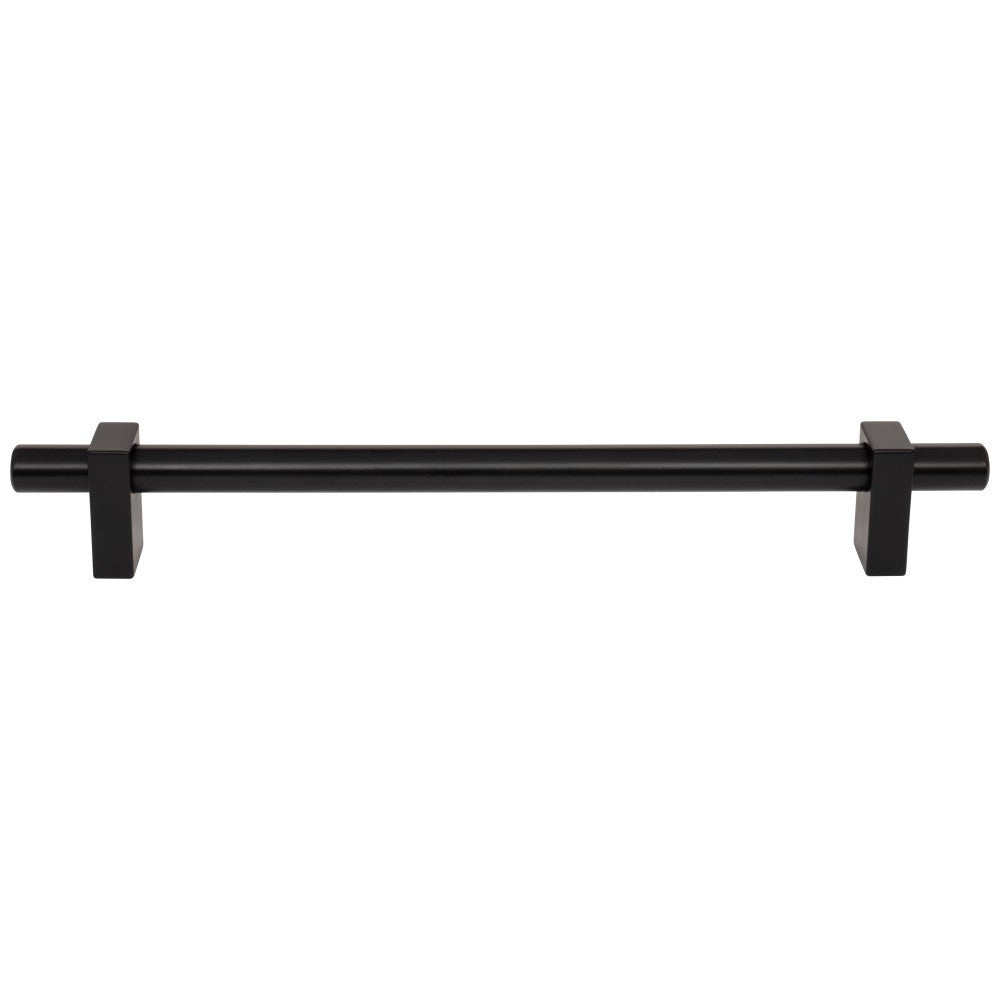 Hardware Resources 96 mm Center-to-Center Satin Nickel Larkin Cabinet Bar Pull