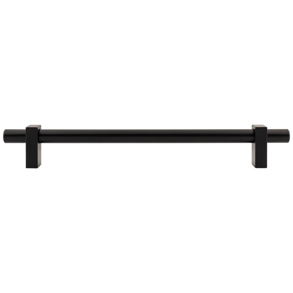 Hardware Resources 96 mm Center-to-Center Satin Nickel Larkin Cabinet Bar Pull