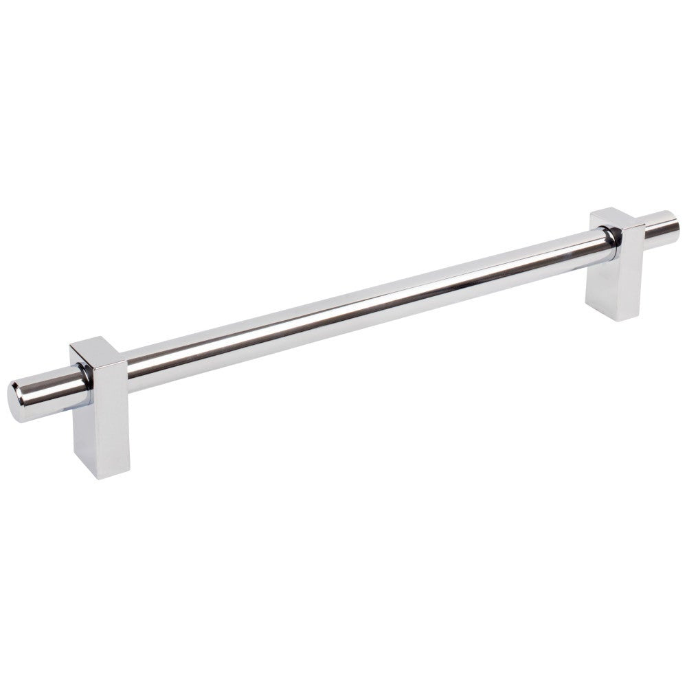 Hardware Resources 96 mm Center-to-Center Satin Nickel Larkin Cabinet Bar Pull
