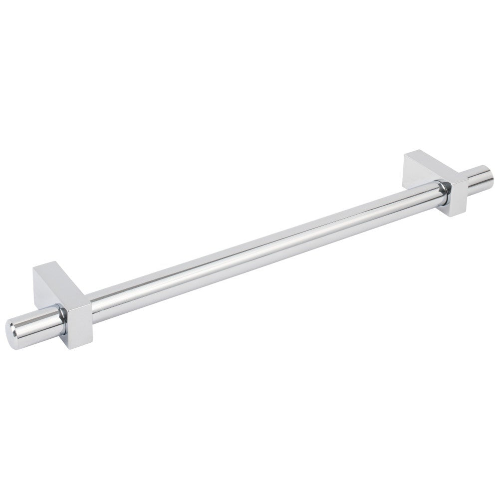 Hardware Resources 96 mm Center-to-Center Satin Nickel Larkin Cabinet Bar Pull