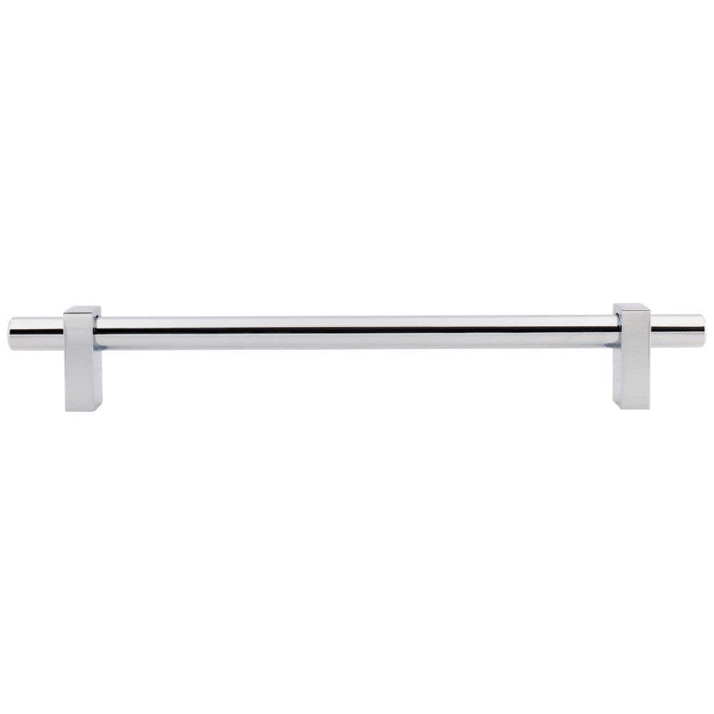 Hardware Resources 96 mm Center-to-Center Satin Nickel Larkin Cabinet Bar Pull