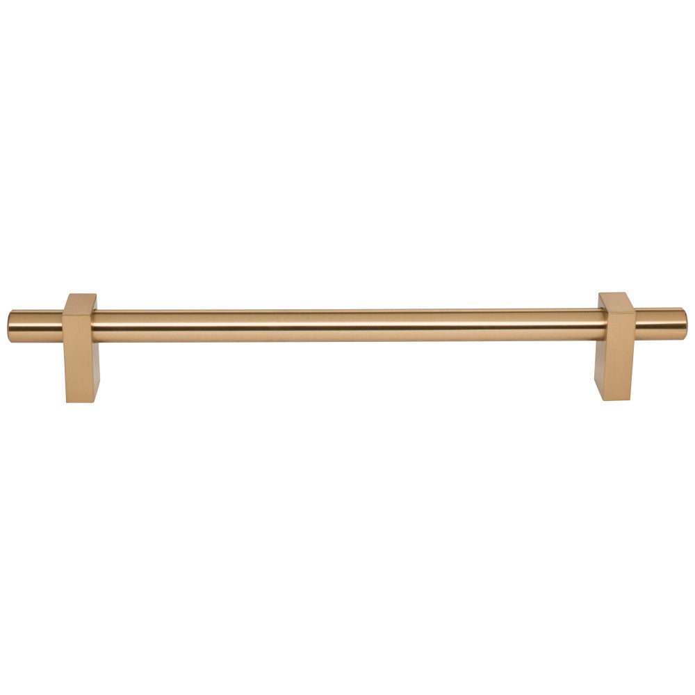 Hardware Resources 96 mm Center-to-Center Satin Nickel Larkin Cabinet Bar Pull