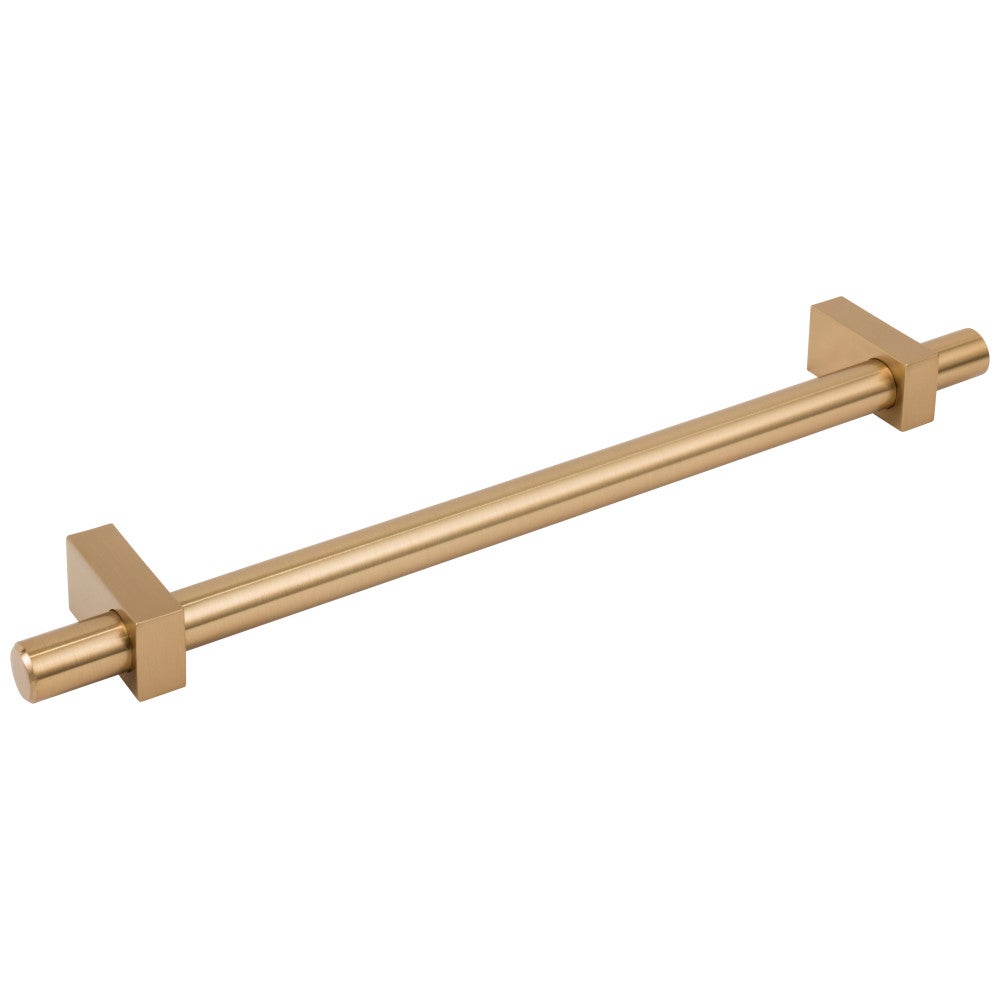 Hardware Resources 96 mm Center-to-Center Satin Nickel Larkin Cabinet Bar Pull